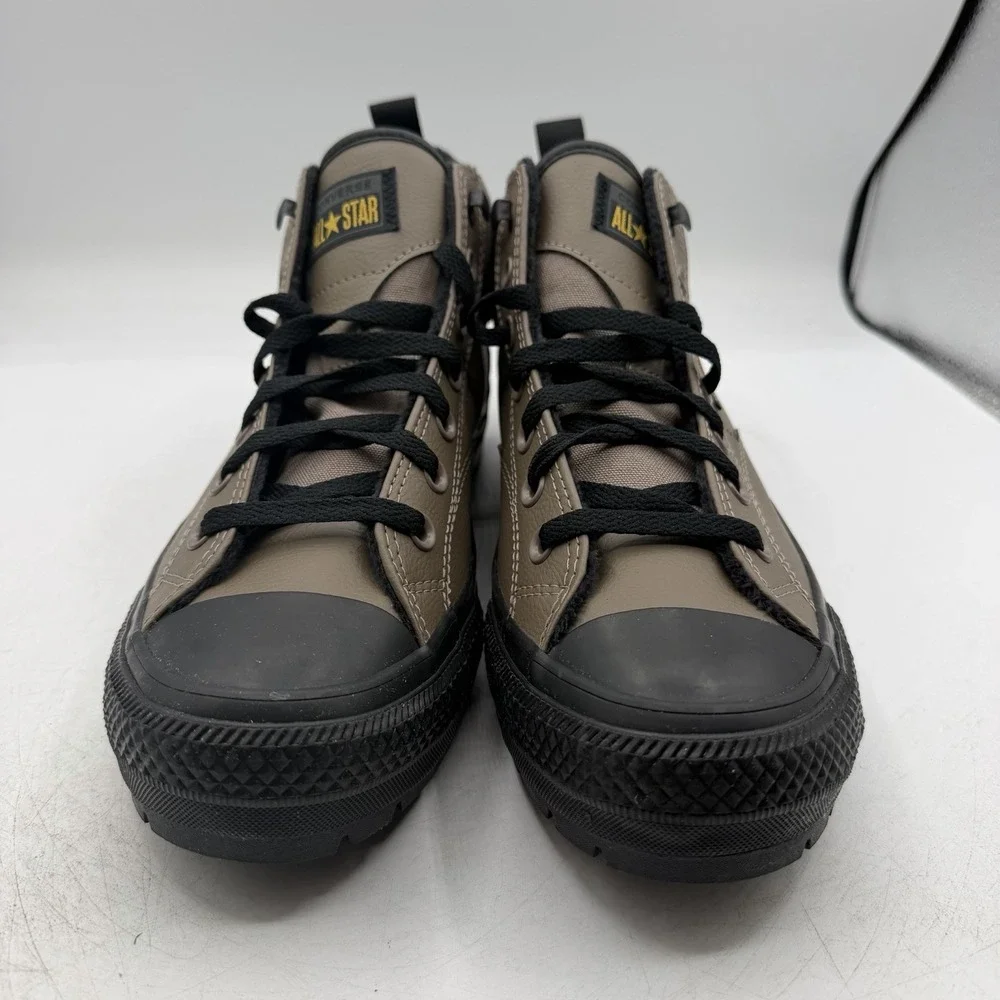 Converse Malden Street Boot Mid Shoes Mens 9 Taupe Black Water Repellent A14619C